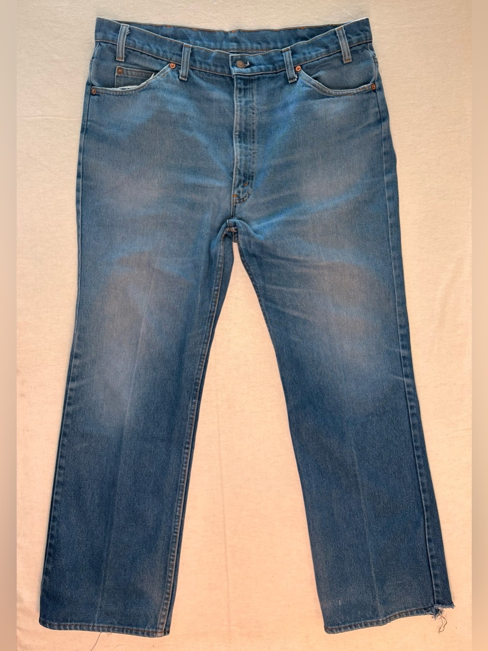 VTG 70s 80s Levi’s 517 Orange Tab Talon Zipper